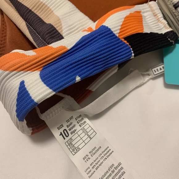 Seafolly - In the Jungle Bikini Top in Size 10 - Picture 9 of 11